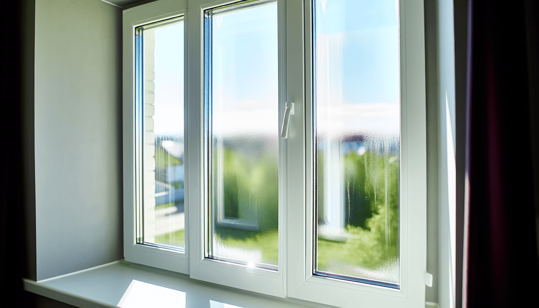 Clear view through a professionally cleaned window