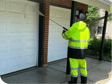 Brownstone soft-wash project in Chicago, IL